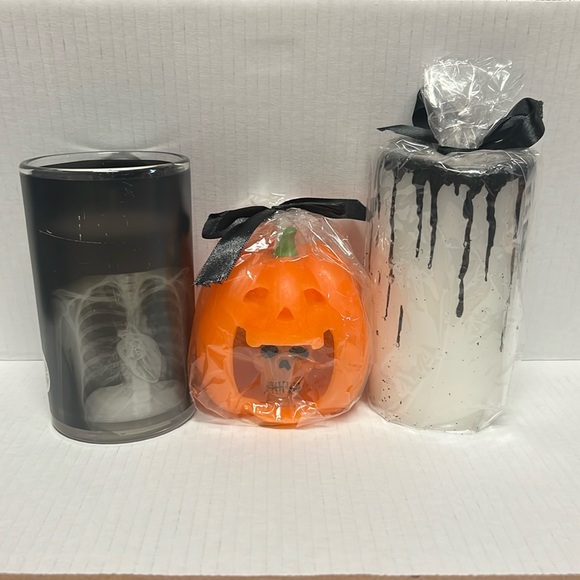 Set of 3 Halloween candles - Picture 1 of 10